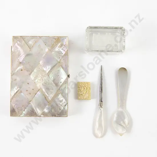 Victorian MOP Calling Card Case