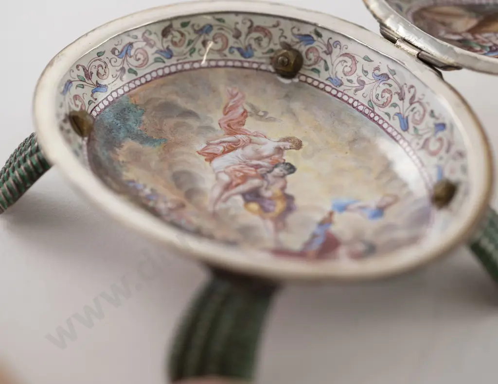 C19th Viennese Silver and Enamel Tortoise Turtle Box Image 1++