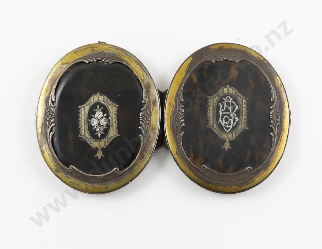 Pair Geo III Portrait Miniatures of Gentleman and His Companion Image 1++