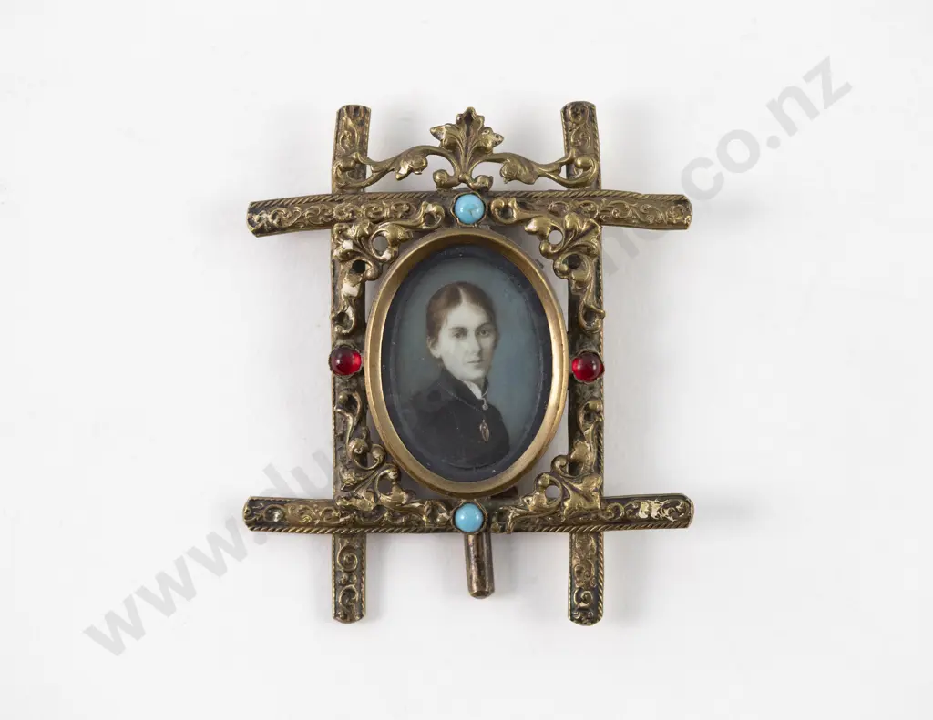Small Victorian Portrait Miniature Image 1++