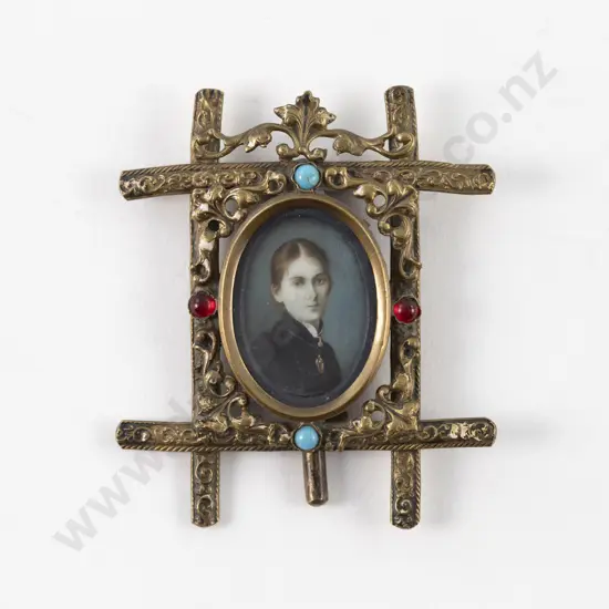 Small Victorian Portrait Miniature