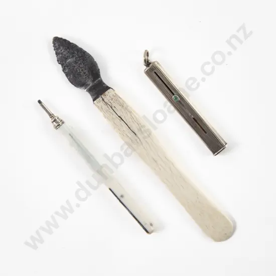 Antique Steel and Bone Medical Bleeder Bloodletting Knife