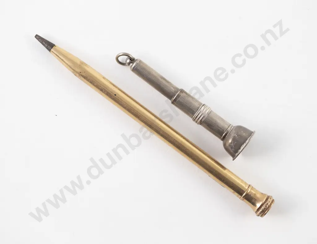 S/S Cigar Punch and Wahl Gold Plated Pencil Image 1++