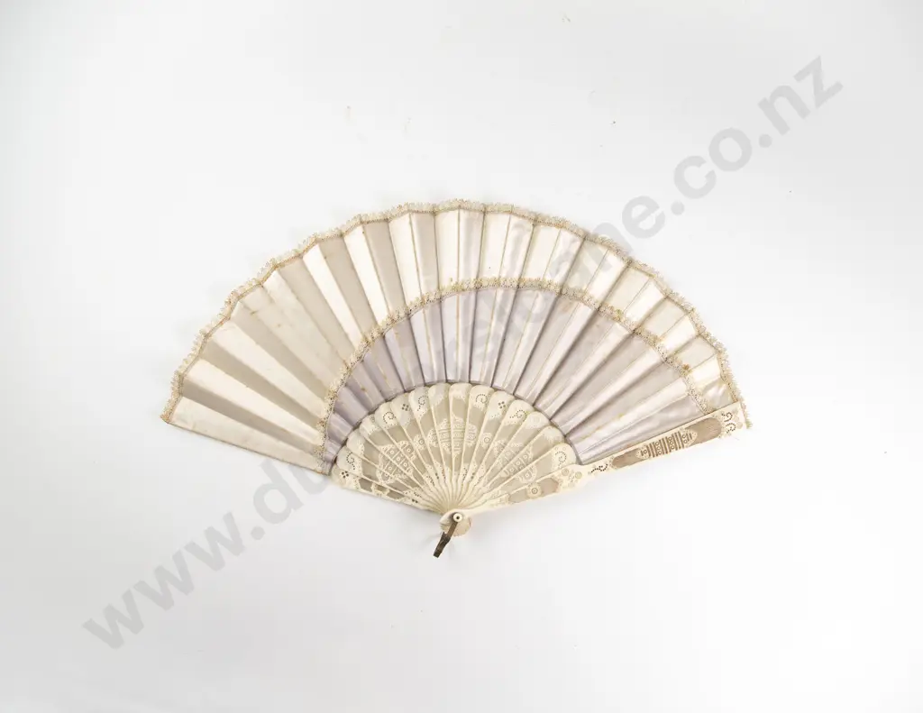 Two C19th Fans Image 1++