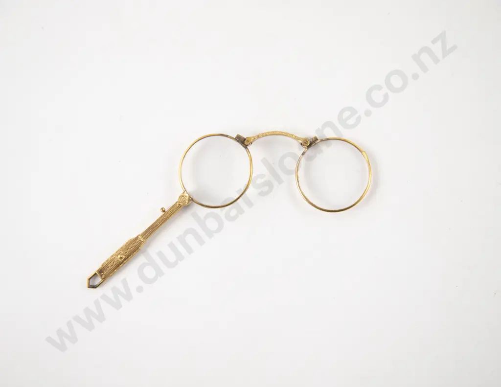 Victorian Monocle in Papier Mache Case Image 1++