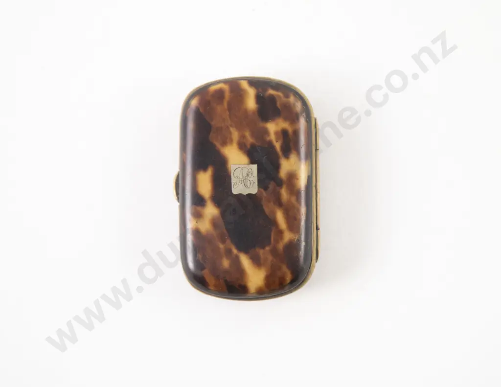 Small C19th French Tortoiseshell Purse Image 1++