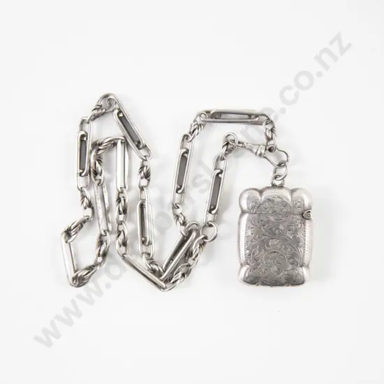 S/S Vesta on Fancy Link Albert/Neck Chain