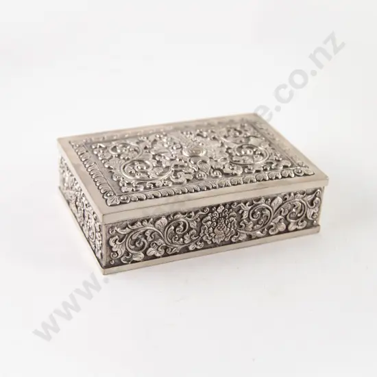 Eastern .800 Silver Cigarette Box
