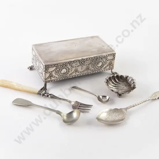 Edw VII S/S Rectangular Jewellery Box