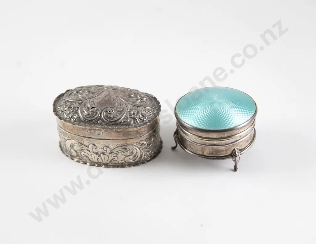 Vict S/S Oval Jewellery Box Image 1++