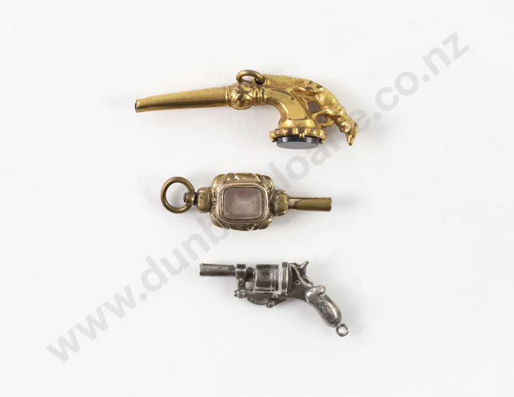 Three Victorian Pocket Watch Keys Image 1++