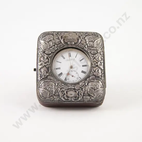 EdwVII S/S Mounted Gainsborough Angel Patten Pocket Watch Night Stand
