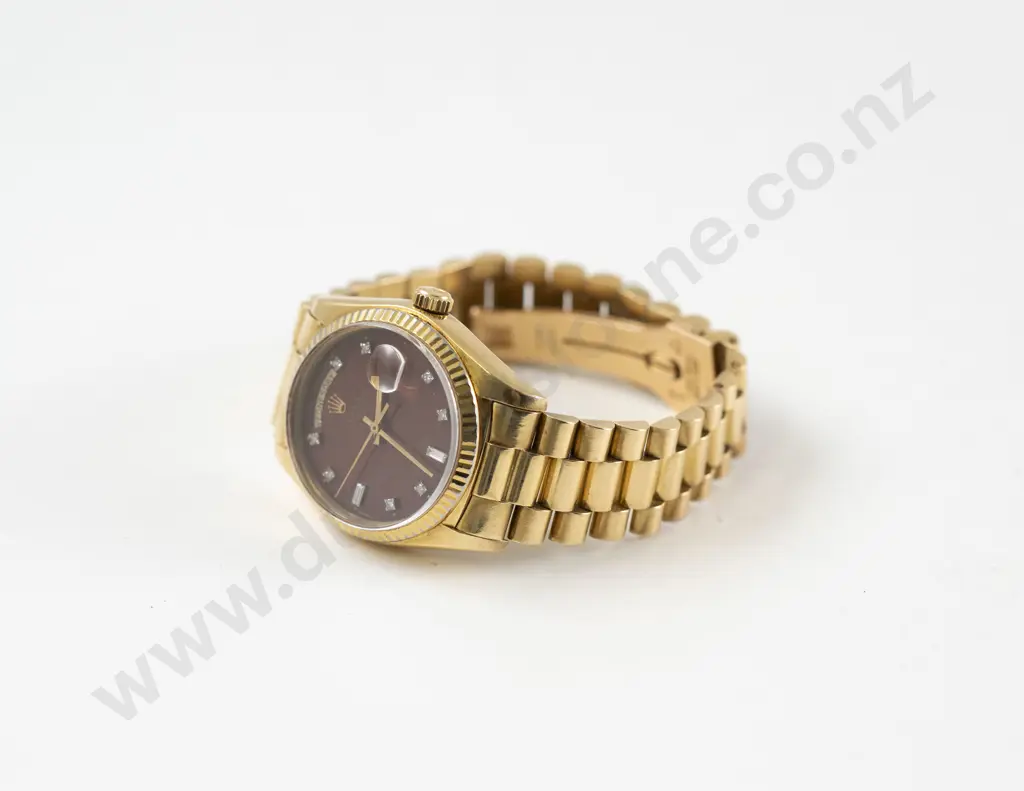Rolex All 18ct Oyster Perpetual Day Date Gents Wrist Watch Model 18038 Image 1++