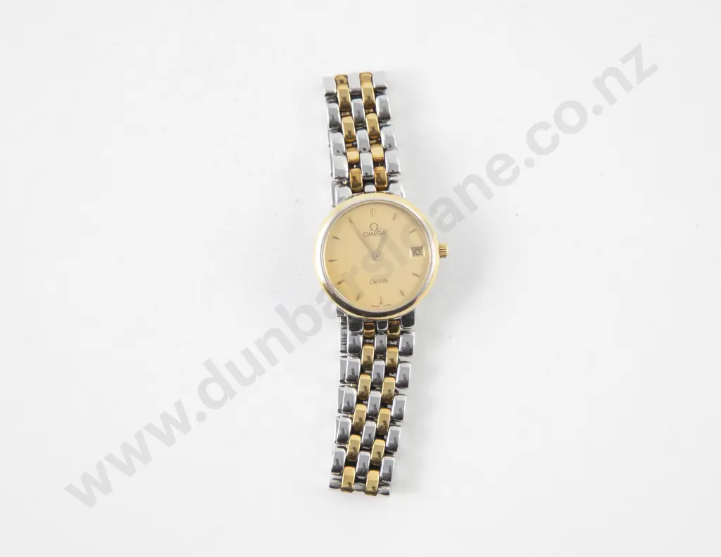 Omega 'De Ville' 18ct and Stainless Steel Ladies Wrist Watch Image 1++