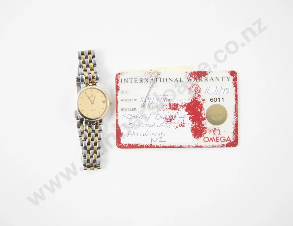 Omega 'De Ville' 18ct and Stainless Steel Ladies Wrist Watch Image 1++