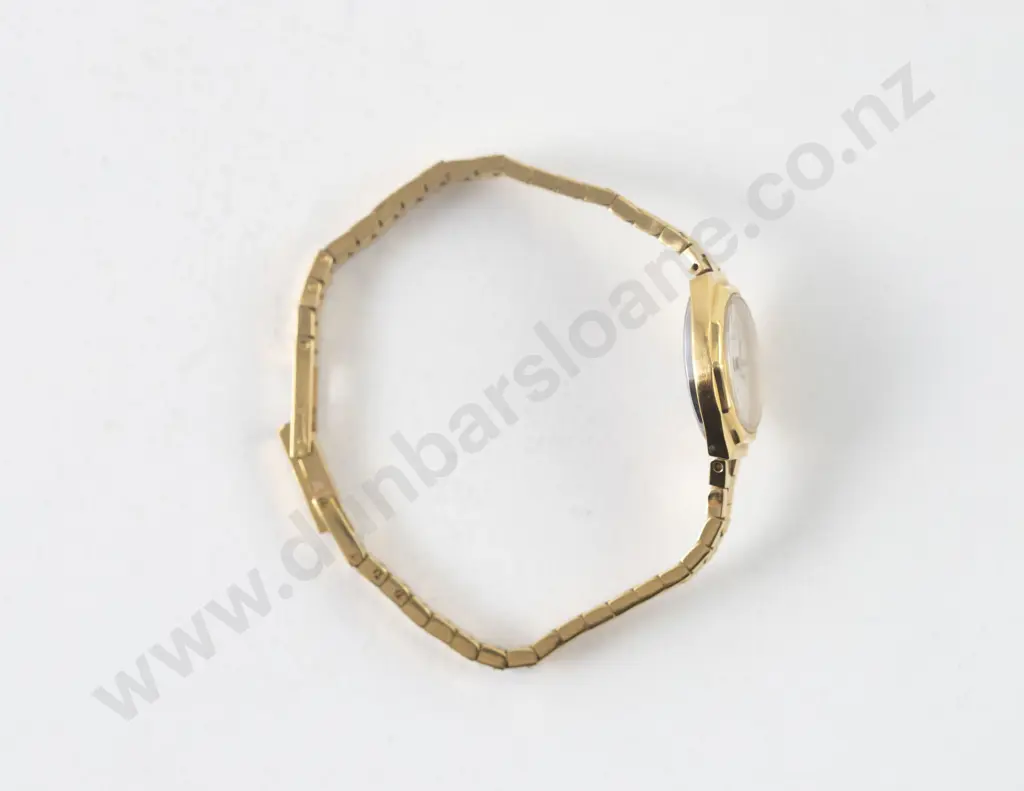 Bucherer Quartz Ladies Gold Plated Wrist Watch Image 1++