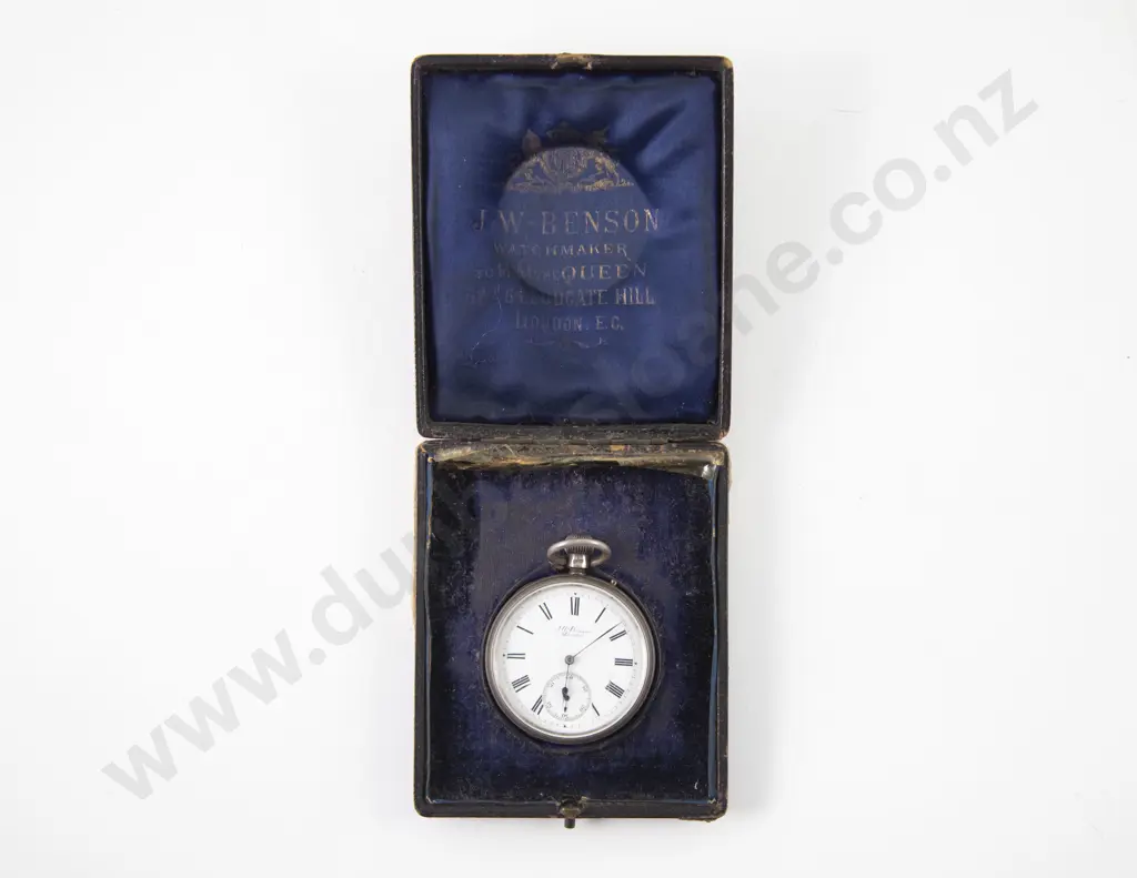 S/S Open Face Lever Wind Pocket Watch Image 1++