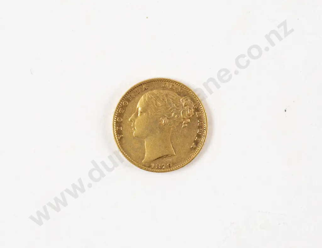 1879 Victoria Gold Sovereign Sydney Mint Image 1++
