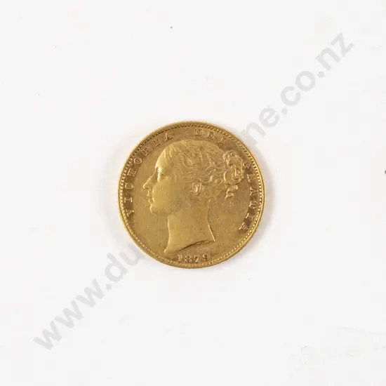 1879 Victoria Gold Sovereign Sydney Mint