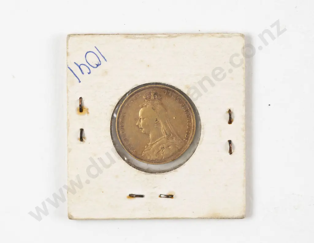 Victorian 1890 Gold Sovereign Image 1++