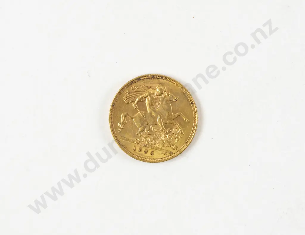 GeoV 1929 Full Gold Sovereign South Africa mint mark Image 1++