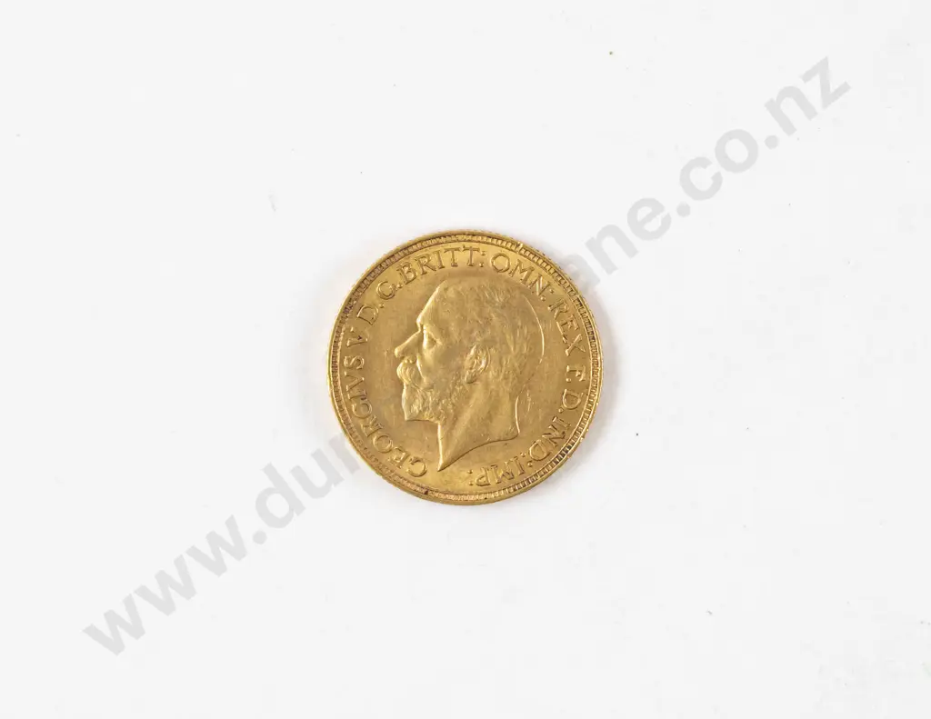 GeoV 1929 Full Gold Sovereign South Africa mint mark Image 1++