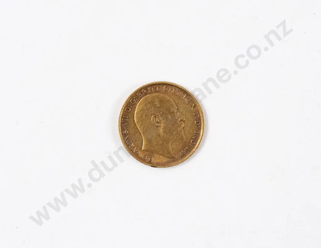 1906 Edward VII Gold Half Sovereign Sydney Mint Image 1++
