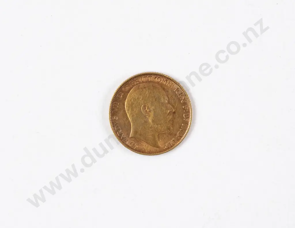 1906 Edward VII Gold Half Sovereign Sydney Mint Image 1++