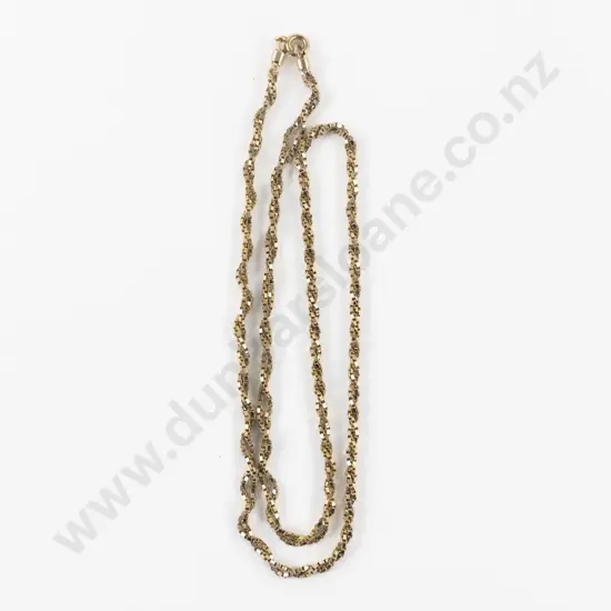 9ct Double Strand Box Link Neck Chain
