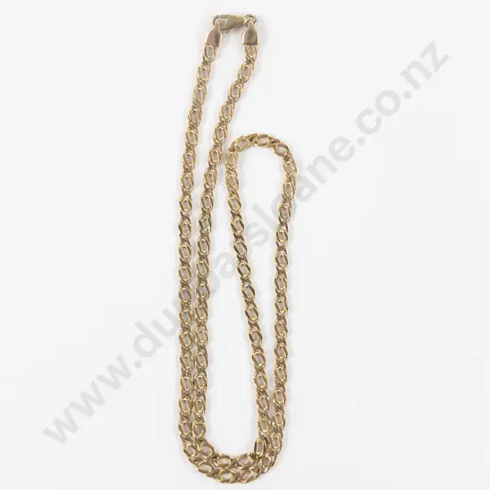 9ct Fancy Curb Link Neck Chain