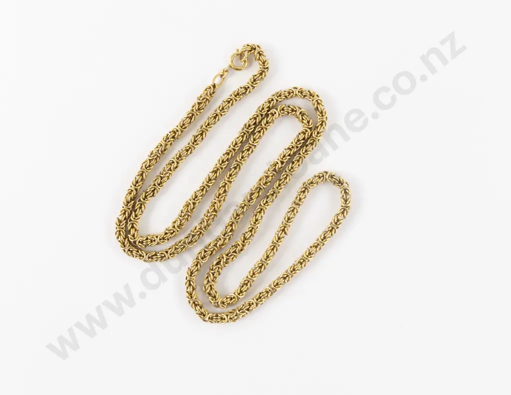 9ct Fancy Link Neck Chain Image 1++