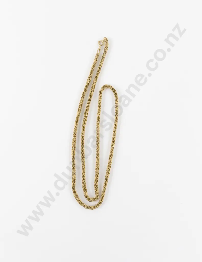 9ct Fancy Link Neck Chain Image 1++