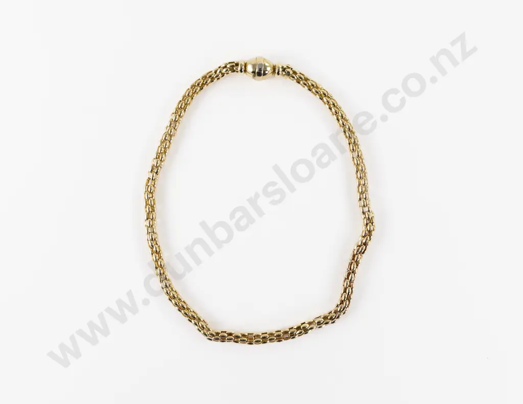 9ct Fancy Multi-Trace Link Neck Chain Image 1++