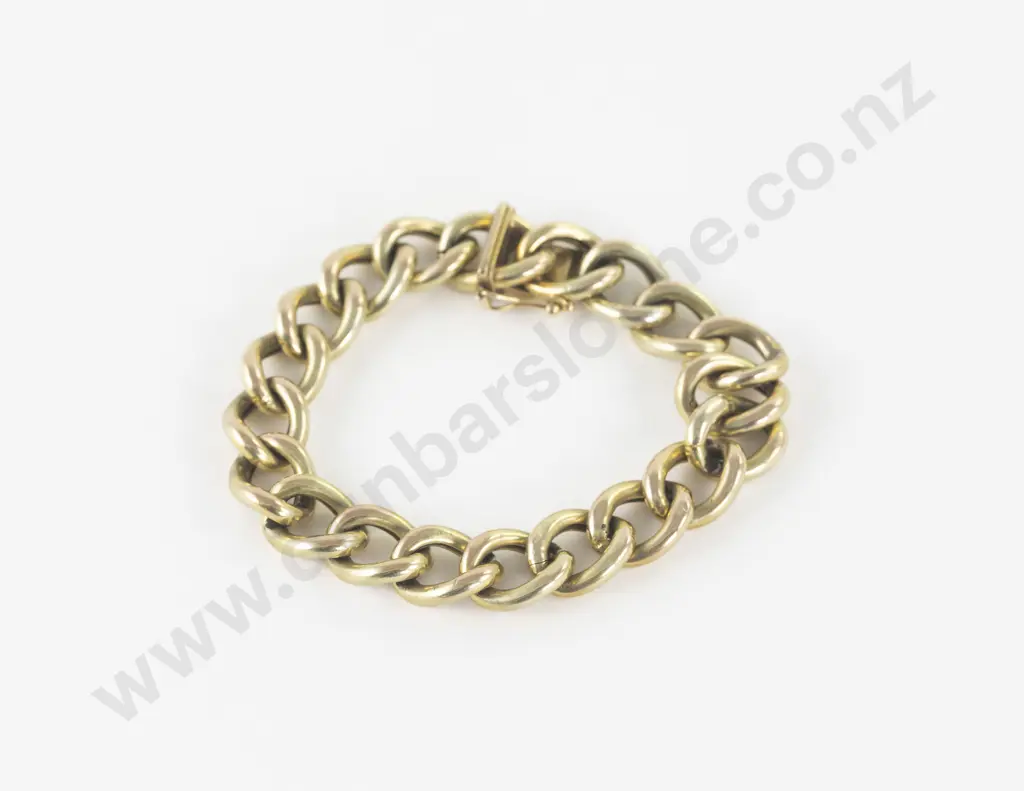 9ct Curb Link Bracelet Image 1++
