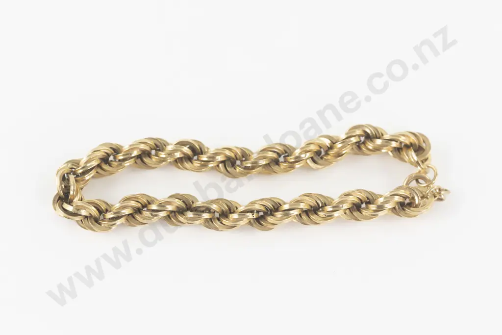 18ct Fancy Mixed Curb Link Bracelet Image 1++