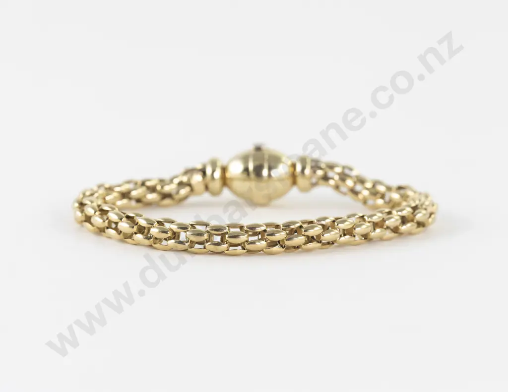 9ct Fancy Link Bracelet Image 1++