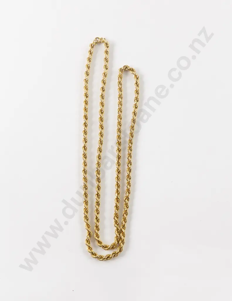 18ct Fancy Curb Link Neck Chain Image 1++