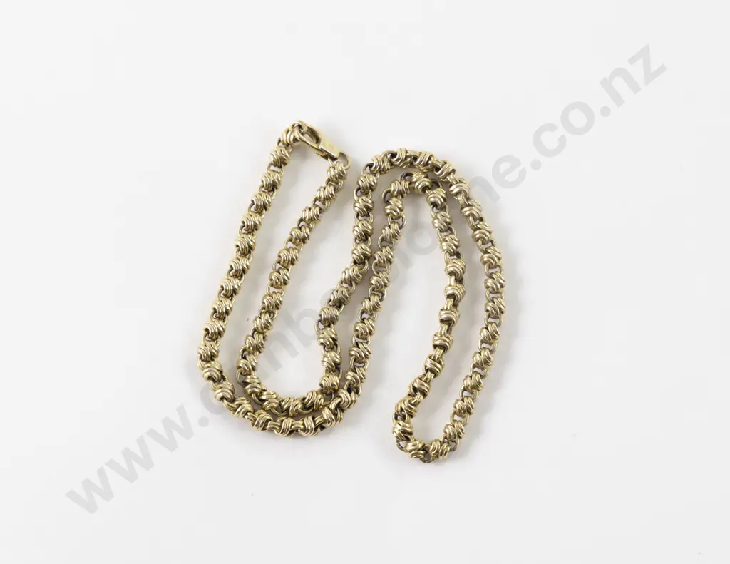9ct Fancy Mixed Trace Link Neck Chain Image 1++