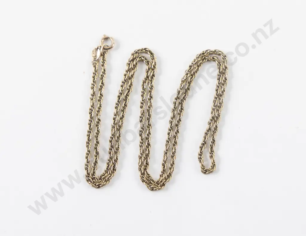 9ct Trace Link Neck Chain Image 1++