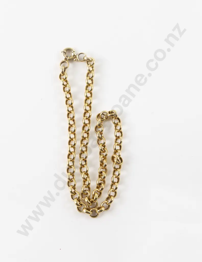 9ct Trace Link Neck Chain Image 1++