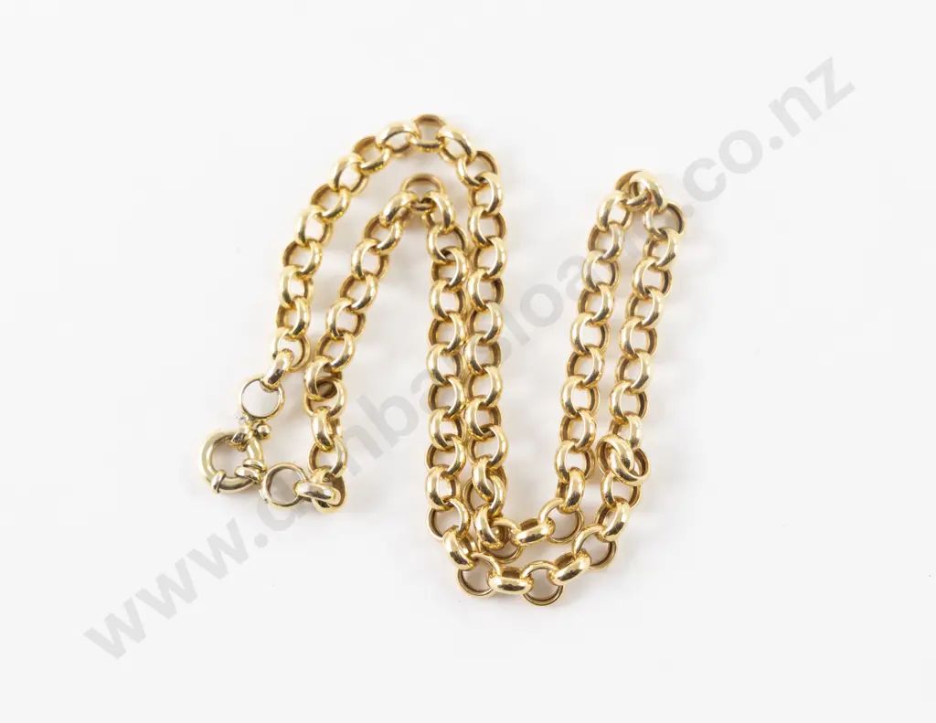9ct Trace Link Neck Chain Image 1++