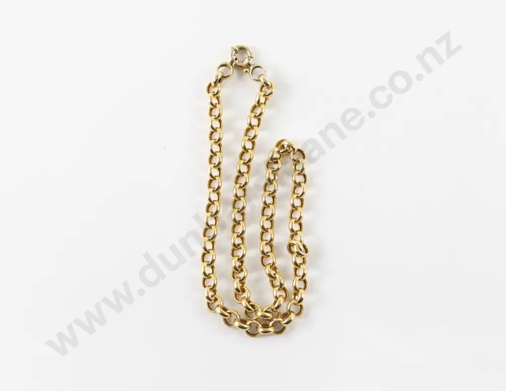 9ct Trace Link Neck Chain Image 1++
