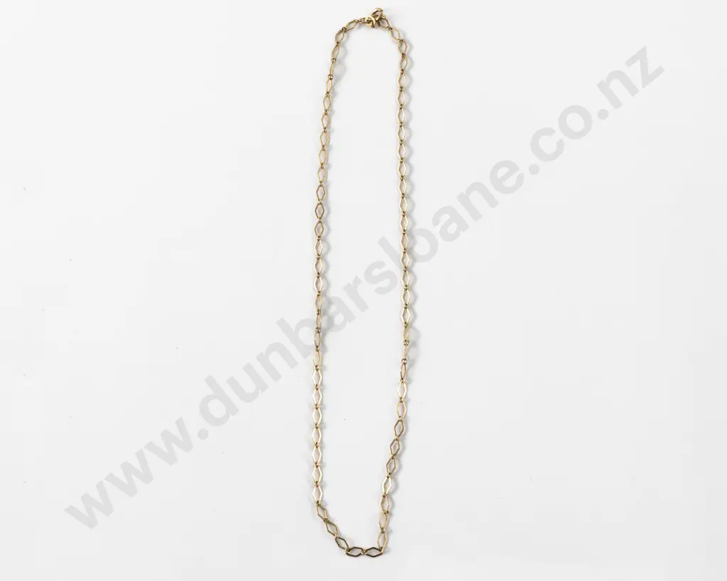9ct Fancy Link Neck Chain Image 1++