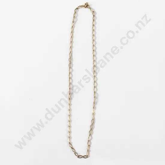 9ct Fancy Link Neck Chain