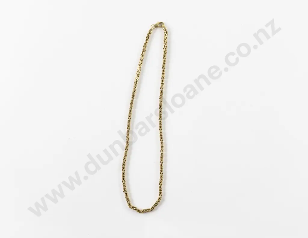 9ct Fancy Link Neck Chain Image 1++