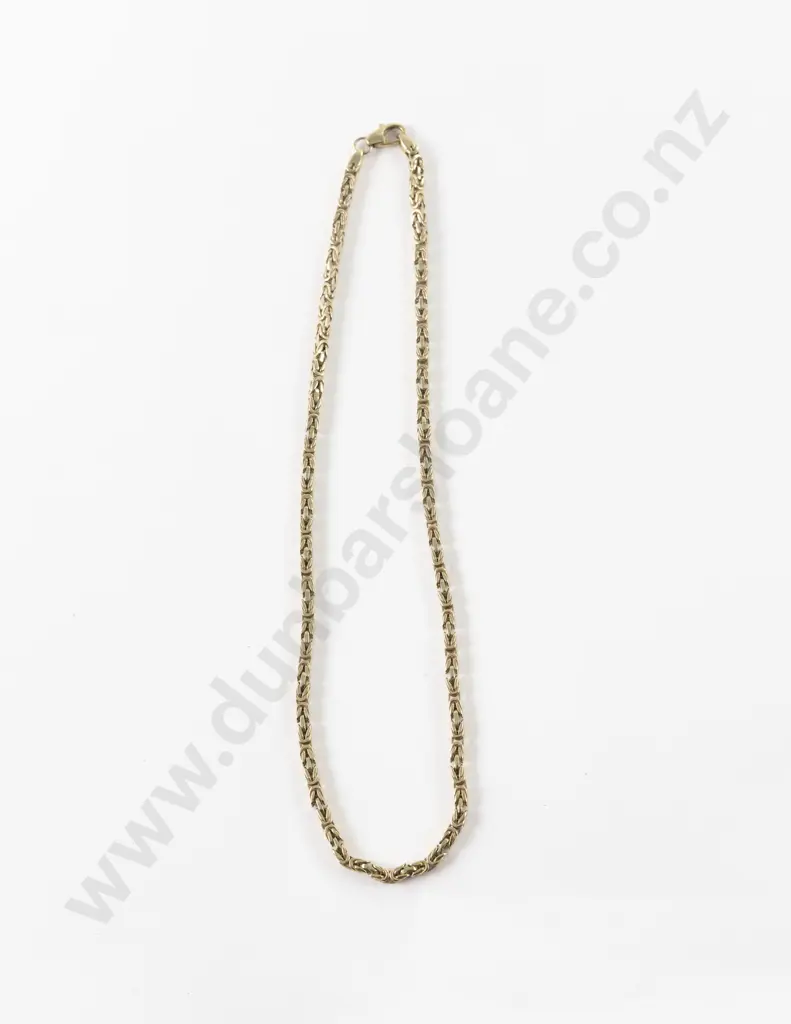 9ct Fancy Link Neck Chain Image 1++
