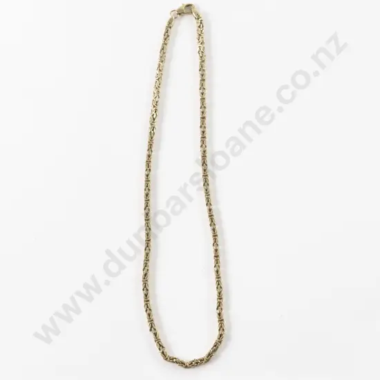 9ct Fancy Link Neck Chain
