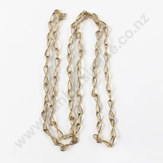 18ct Fancy Curb Link Neck Chain