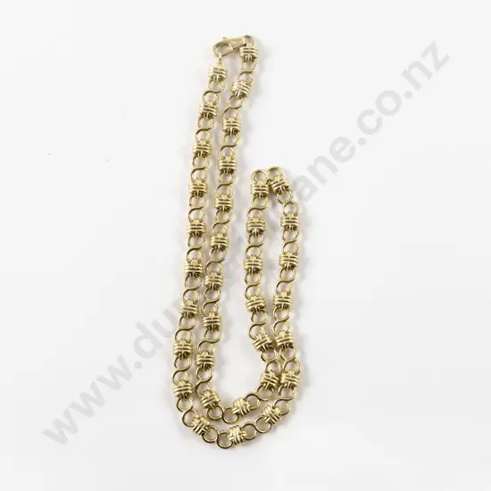 9ct Fancy Link Neck Chain