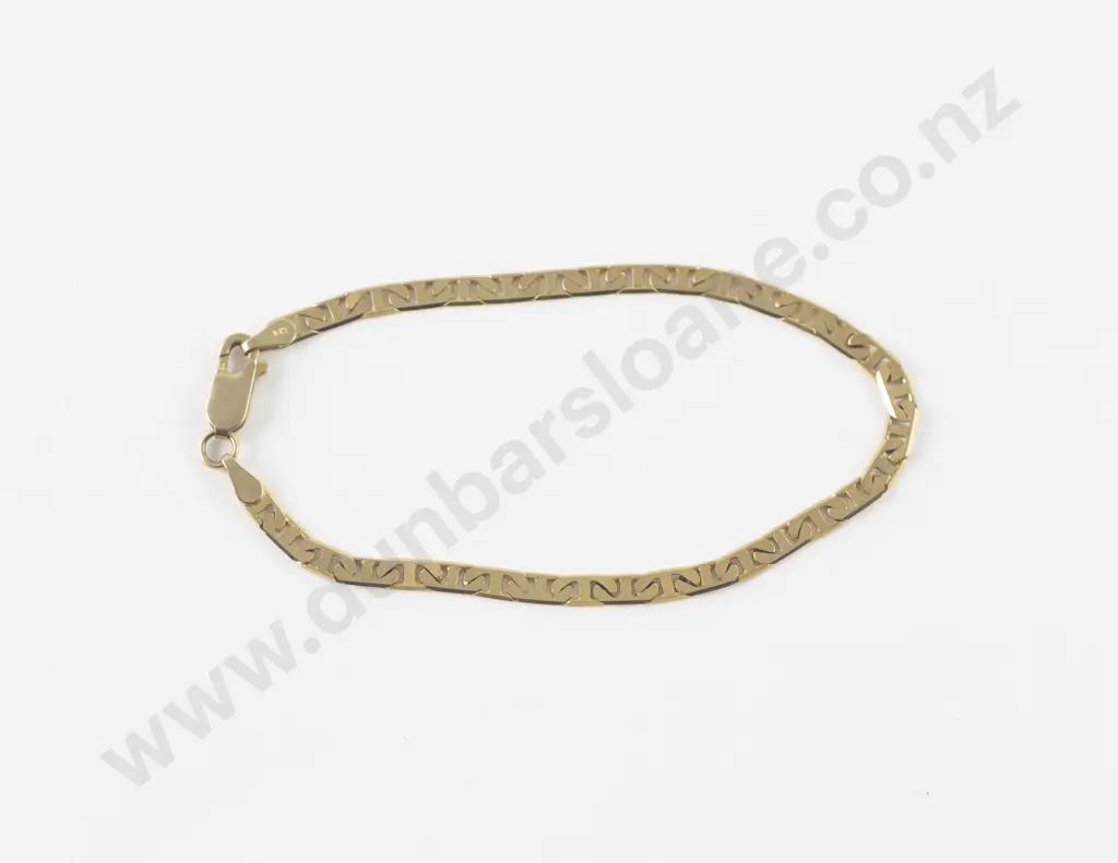 9ct Fancy Link Bracelet Image 1++